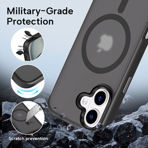 Tốt nhất bán TPU PC chống sốc vỏ điện thoại Matte rõ ràng không dây sạc trường hợp đối với <span class=keywords><strong>iPhone</strong></span> 15 Pro Max - Product Image 5