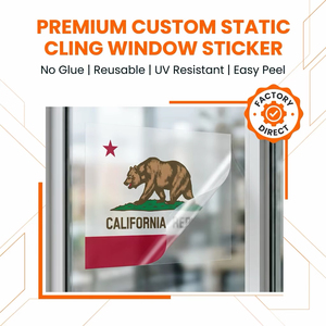 Pegatina Estática Reutilizable <span class=keywords><strong>para</strong></span> Ventanas, Calcomanía Promocional Personalizada <span class=keywords><strong>para</strong></span> Vidrio <span class=keywords><strong>para</strong></span> Comercios Minoristas - Product Image 4