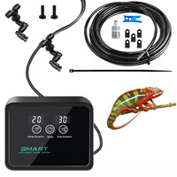 Système de refroidissement silencieux pour reptiles, pompe à brume pour reptiles, système de pulvérisation, buses de brumisation pour reptiles et humidificateur de terrarium