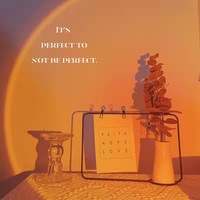Projecteur Coucher de Soleil Robot RTS, Veilleuse Astronaute, Lampe d'Ambiance Décorative, Alimentation par Batterie