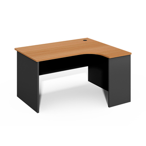 Phong Cách Châu Âu Hiện Đại Panel End Ergonomic Melamine Trắng Góc Văn Phòng Bàn Cho Văn Phòng - Product Image 1