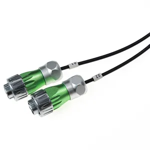 YM24 alto grado impermeable fuerte resistencia a la corrosión al aire libre fibra óptica LC conector CPRI cable Cable de conexión