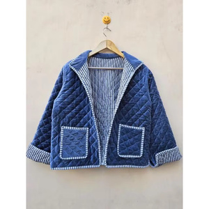 Veste d'hiver vintage Suzani avec motif floral brodé à la main respirant, produit fini en gros - Product Image 1