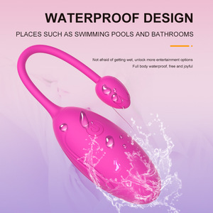 Gratis kotak kustom-Remote kontrol nirkabel silikon wanita masturbasi bergetar telur masturbasi - Product Image 3