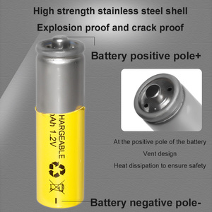 แบตเตอรี่นิกเกิลแคดเมียมแบบชาร์จได้ รุ่น AA 700mAh 1.2V สำหรับรถไฟของเล่นเด็ก โรงงานหมายเลข 5 - Product Image 3