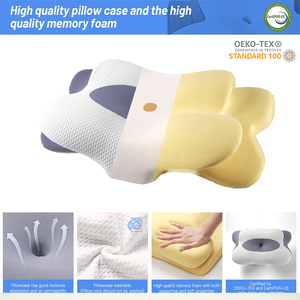 आरामदायक आर्थोपेडिक दर्द राहत गर्दन समर्थन नींद तकिया समायोज्य स्लीपर विरोधी स्लर गर्भाशय ग्रीवा स्मृति फोम बिस्तर तकिया - Product Image 2