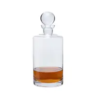Decanter del vino con il coperchio di vetro caraffa di vino personalizzata 900ml acqua trasparente Brandy Whisky Rum Decanter degli spiriti di Tequila