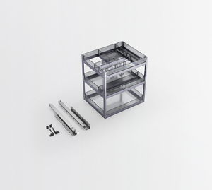 NUOMI PURPLE CRYSTAL Series <strong>Pull</strong> <strong>Out</strong> Seasoning <strong>Basket</strong> for <strong>Kitchen</strong> Storage - Product Image 3