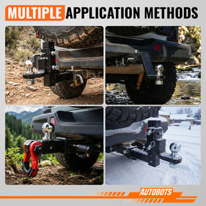 AUTOBOTS Krom Dövme Çelik Römork Çekme Topu 50mm <span class=keywords><strong>2</strong></span> inç 1-7/8 inç <span class=keywords><strong>2</strong></span>-5/16 inç Römork Bağlantı Aparatı Yeni ve Kullanılmış Durumda Çekme Topu İçin - Product Image 6