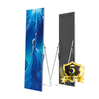 Affiche murale LED affichage couleur, panneau de signalisation numérique, miroir, P1.86 P2, P2.5 P3