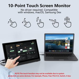 Monitor Portátil Multitáctil de 10 Puntos HDR con Alto Rango Dinámico y Reproducción de Color Enriquecida para Diseño Gráfico, Dibujo Digital y Creación - Product Image 2
