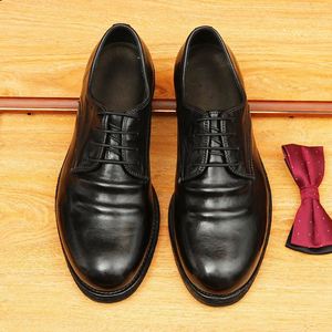 Zapatos de Vestir de Diseño Original para Hombre, Zapatos Oxford Hechos a Mano, Zapatos Casuales de Cuero Genuino para Hombre - Product Image 3
