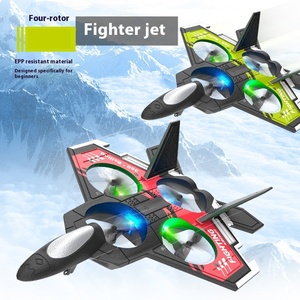Avion de Chasse Télécommandé Wi-Fi 2.4G, Modèle RC Acrobatique, Caméra HD 720P, 6 Canaux, Évitement d'Obstacles, Portée 300m, Batteries Incluses - Product Image 2