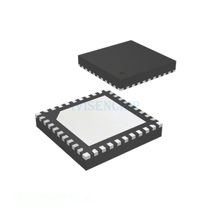 Electronic Components Trade Power Management (PMIC) 36 VFQFN Exposed Pad TB67Z800FTG,EL Authorized Distributor IC HALF BRIDGE <strong>DR</strong> - Product Image 1