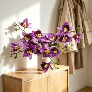Ramo de Lisianthus Artificial de Seda Catalana 3D, 15 Cabezas, Ligero, de Alta Simulación, para el Día de San Valentín, Venta al Por Mayor - Product Image 4