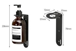 Oem ODM tùy chỉnh 500ml khách sạn treo tường ba chất lỏng tay xà phòng dầu gội điều hòa thiết lập phụ kiện phòng tắm - Product Image 4