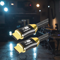 Ultrahochgeschwindigkeits-8K/60Hz/120Hz 4K/240Hz/48GBPS Werkseitig 1m 2m 5m Nylon geflochten für HDMI 8K-Kabel für Projektor kamera