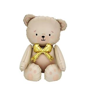 Balon mylar ukuran besar untuk bayi, pesta ulang tahun anak perempuan laki-laki beruang ukuran besar dengan basis berdiri untuk bayi laki-laki dan perempuan - Product Image 1