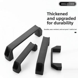 <strong>Black</strong> Small Pull Handle Modern Minimalist Design for Surface-Mounted Installation Mobile Phone Cabinets - Product Image 3