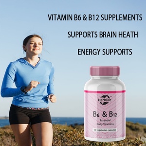 Cápsulas de Vitamina B6 y B12 Personalizadas de Venta Caliente OEM/ODM para Adultos, Suplementos Herbales - Product Image 3