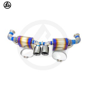 Silenciador Axleback de titanio CSZ para Porsche 911 991,1 991,2 <span class=keywords><strong>GT3</strong></span>/<span class=keywords><strong>GT3</strong></span> <span class=keywords><strong>RS</strong></span> 4.0L, piezas de rendimiento automático de escape - Product Image 3