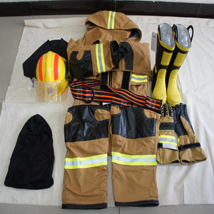 CE EN469 perlengkapan pemadam kebakaran bunker turnout gear pemadam kebakaran coverall firema npakaian keselamatan laut <span class=keywords><strong>PPE</strong></span> - Product Image 3