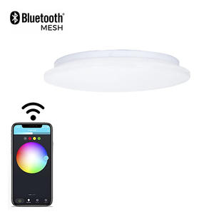 Luce da soffitto intelligente 18W RGB+CCT Bluetooth Mesh, regolabile, ideale per l'illuminazione ambientale e il controllo remoto in casa. - Product Image 1