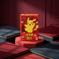 Mixlore AB0099 pour le jeu de cartes Chips, en papier, coréen, à partir de 7 ans, 2-5 joueurs, jeu de société familial, stratégie, anime, enfants, adultes, éducatif