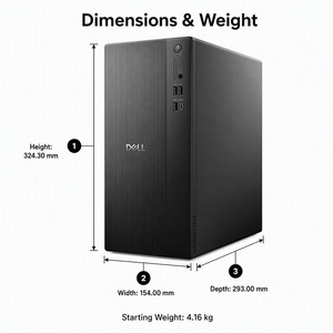 Wholesale New Dells ECT1250 Tower Desktop PC 14th Gen Intel Core i3/i5/i7 16GB/32GB DDR5 RAM 512GB/1TB SSD Business <strong>Computer</strong> - Product Image 3