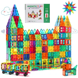 Gemmicc Geen Moq Eis Amazon Hot Selling Educatief Speelgoed Magnetische Blokken 2024 Nieuwe Producten 3d Magnetische Tegels 100Pcs