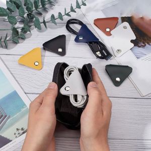 Clips para Cables, Organizador de Cuero PU, Soporte para USB, Correas Multifuncionales para Cables, Gran Venta - Product Image 1
