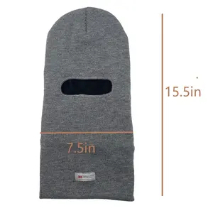 Mascherina antivento 3M con passamontagna a un foro invernale in maglia da mascherina per mascherine da donna produttore di colore solido unisex caldo