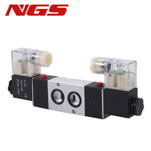 Katup Pneumatik 4M210-08 220V Katup Solenoid Elektrik 5/2 4M310-08/410-08L 4M220/320/420-10/15 DC24V Kontrol Udara Elektromagnetik - Product Image 2