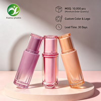 Tubes de brillant à lèvres vides à double paroi en plastique avec bouchon à vis, tubes de teinte à lèvres, emballages cosmétiques personnalisables en gros OEM/ODM – Offre Spéciale