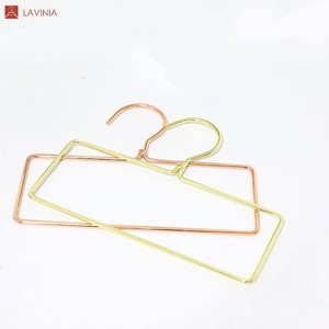 Lavinia venta al por mayor cuadrado color oro rosa bufanda toalla hijab sujetador cuadrado metal perchas - Product Image 3
