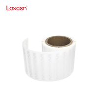 Laxcen |   Échantillon gratuit Vente chaude Étiquette adhésive RFID personnalisée M830 Longue portée Autocollants RFID durables pour la logistique et la vente au détail