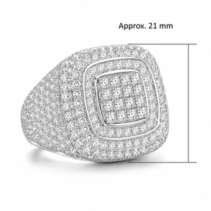 Anello da Uomo Classico con Contrasto di Colore, Elegante Anello alla Moda per Uso Quotidiano, Regalo per Feste, Accessorio - Product Image 4