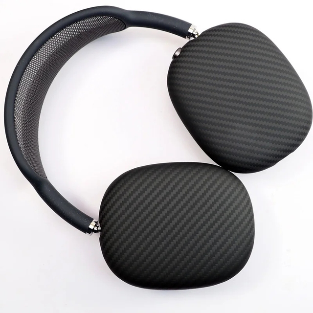 Real Carbon Fiber Earphone Case for AirPods Max Protective Case Aramid Fiber Cover for AirPods Max Ultra-thin Shell