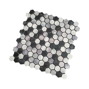 3D <strong>Hexagon</strong> Wall Panel 30*30 cm Aluminum Mosaic Wall Peel and Stick Waterproof <strong>Wallpaper</strong> for Interior Wall Decoration - Product Image 5