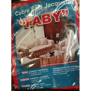 Housse de canapé Jacquard 3 pièces petite, moyenne, grande, accessoire textile pour meubles - Product Image 4