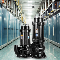 Pompe à eaux usées submersible centrifuge 220v 380v, produits de pompe de puisard, pompe à eaux usées submersible en fonte