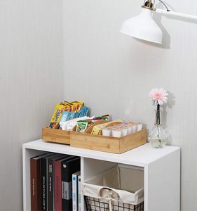 Bamboo Food Container Lid Organizer, Expandable Lid Organizer Rack - Product Image 5