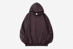เสื้อฮู้ดดี้โอเวอร์ไซส์ผู้ชายสีพื้นผ้าฝ้ายเฟรนช์เทอร์รี่แบบสวมใส่สบายยอดนิยมสำหรับฤดูใบไม้ร่วง - Product Image 6