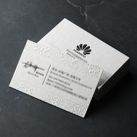 Biglietti da Visita Premium Personalizzati in Carta Cotone Goffrata Stampa Tipografica di Alta Qualità Biglietti Professionali in Carta Cotone