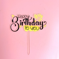 Neue Ankunft benutzer definierte Acryl Cake Toppers alles Gute zum Geburtstag Design für Weihnachten Abschluss feier Oster feiern für Kuchen Dekoration