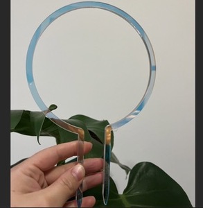 Hiện đại 12-inch rõ ràng Acrylic cây <span class=keywords><strong>trellis</strong></span> cho Hoya và cây trồng trong nhà cho cây leo - Product Image 5