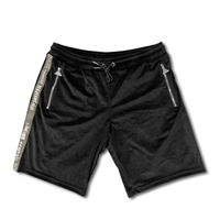 Shorts de survêtement en velours suédé pour homme, taille plus, respirant, coupe-vent, avec logo brodé personnalisé, pour l'automne
