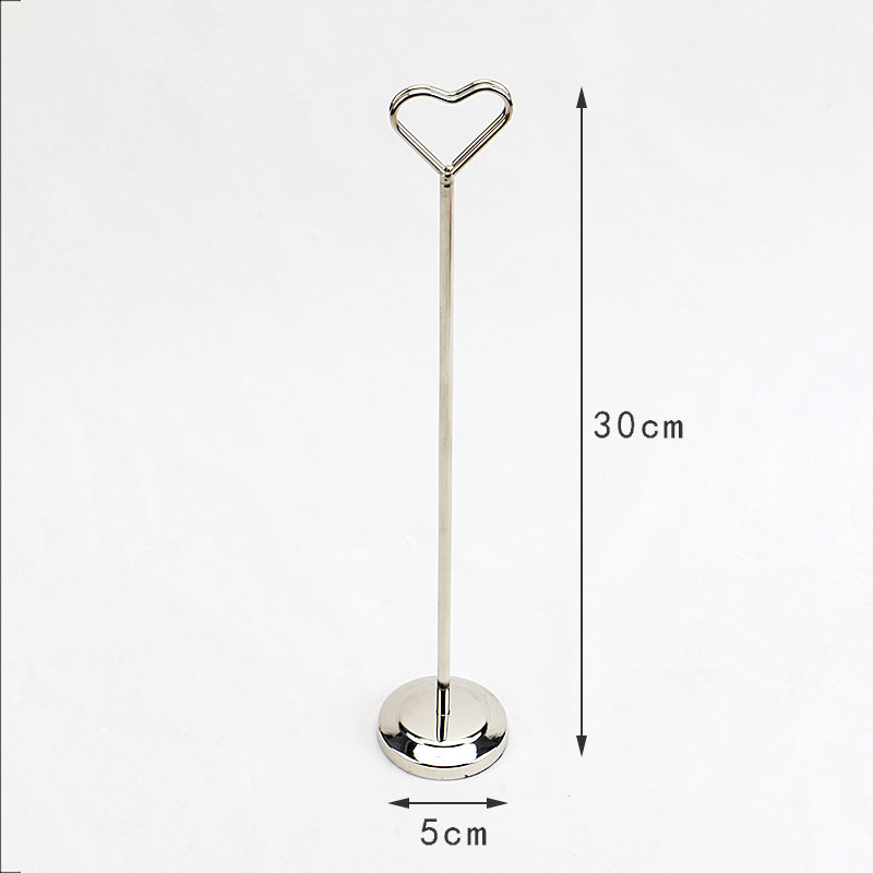 Design coeur argenté 12 pouces-30 cm