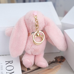 15CM Cute Plush Long Eared <b>Rabbit</b> White Khaki Pink With Bag Plush <b>Rabbit</b> Pendant Backpack Keychain Gift Plush <b>Toy</b> Keychain - Product Image 6