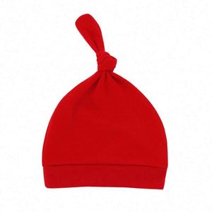 Conjunto de gorros y guantes con nudos para bebé, gorros cálidos y suaves para recién nacidos, finos, lisos, para primavera, unisex, para viajes - Product Image 2